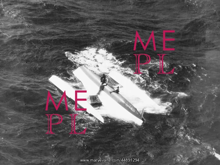 : Transatlantic race trimoran capsized : Transatlantic race trimoran capsized