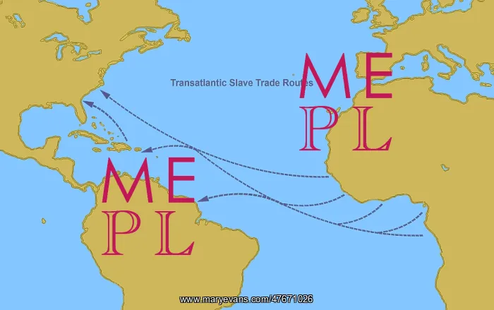 : Transatlantic Slave Trade Routes, 16th-19th Centuries : Transatlantic Slave Trade Routes, 16th-19th Centuries