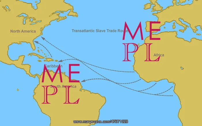 : Transatlantic Slave Trade Routes, 16th-19th Centuries : Transatlantic Slave Trade Routes, 16th-19th Centuries