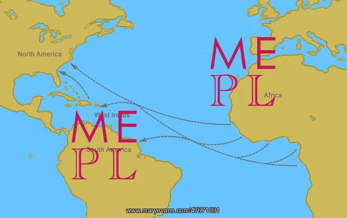 : Transatlantic Slave Trade Routes, 16th-19th Centuries : Transatlantic Slave Trade Routes, 16th-19th Centuries