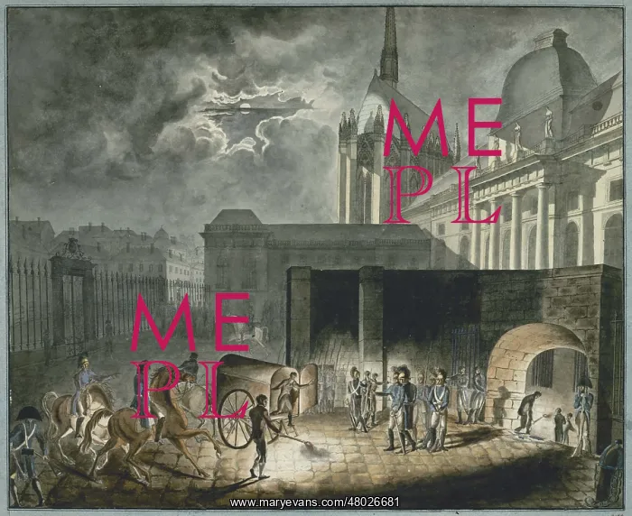 : Transfer of prisoners to the Conciergerie : Transfer of prisoners to the Conciergerie