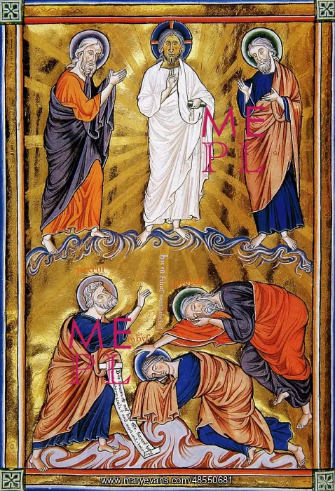 : The Transfiguration of Christ, depicting Elijah, Jesus, and : The Transfiguration of Christ, depicting Elijah, Jesus, and
