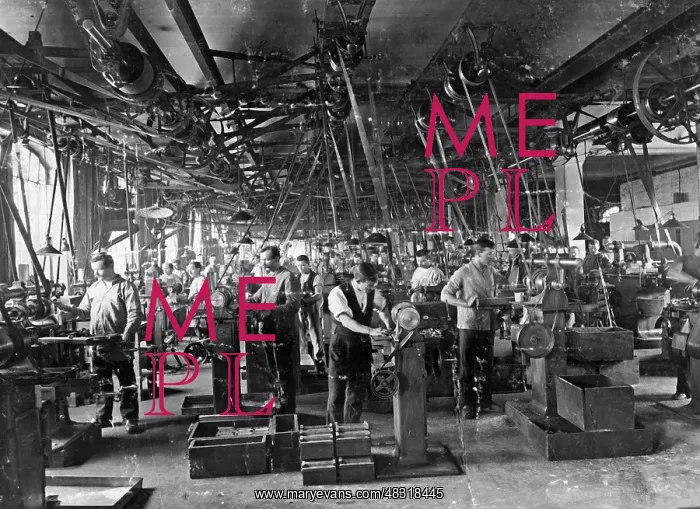 : Transmission factory, 1910 : Transmission factory, 1910