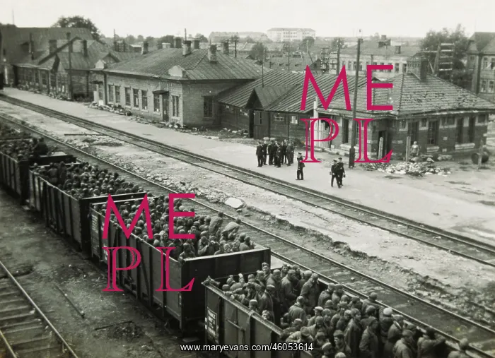 : Transport of soviet prisoners of war : Transport of soviet prisoners of war