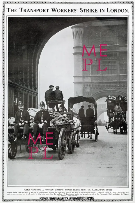 : Transport Workers Strike in London 1912 : Transport Workers Strike in London 1912
