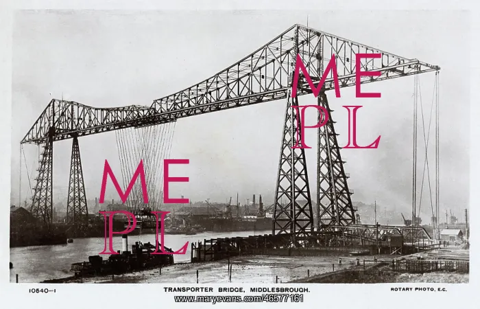 : The Transporter Bridge, Middlesborough, Teeside : The Transporter Bridge, Middlesborough, Teeside