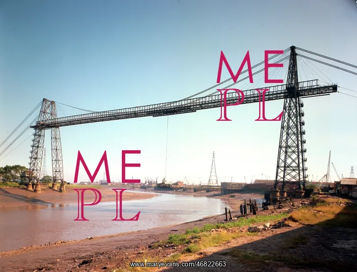 : Transporter Bridge and River Usk, Newport : Transporter Bridge and River Usk, Newport