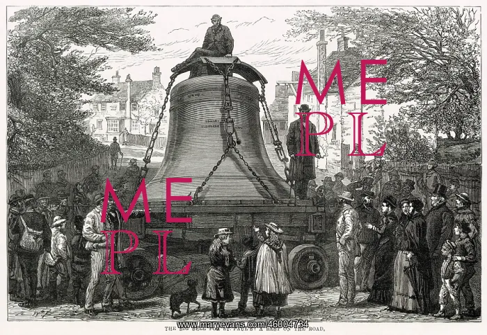 : Transporting the Great Bell to St. Paul's Cathedral 1882 : Transporting the Great Bell to St. Paul's Cathedral 1882