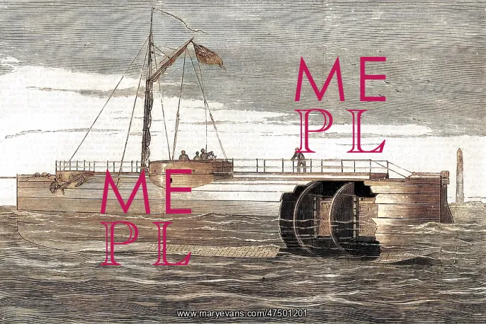 : Transporting the obelisk: Cleopatra's needle at sea 1877 : Transporting the obelisk: Cleopatra's needle at sea 1877