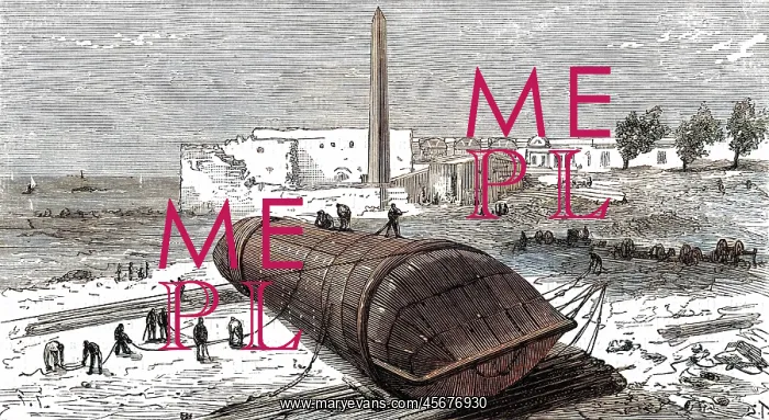 : Transporting the obelisk: embarkation of Cleopatra's needle : Transporting the obelisk: embarkation of Cleopatra's needle
