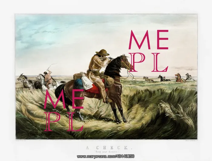 : A trapper on horseback and wearing buckskin aiming : A trapper on horseback and wearing buckskin aiming
