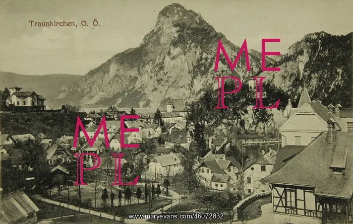 : Traunkirchen. 1922. Collotype. Photography : Traunkirchen. 1922. Collotype. Photography