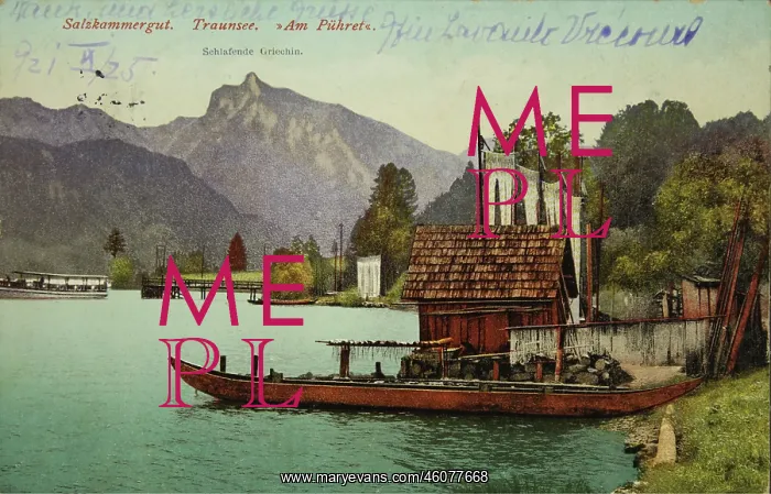 : Traunsee. On Puhret. View over the lake to : Traunsee. On Puhret. View over the lake to