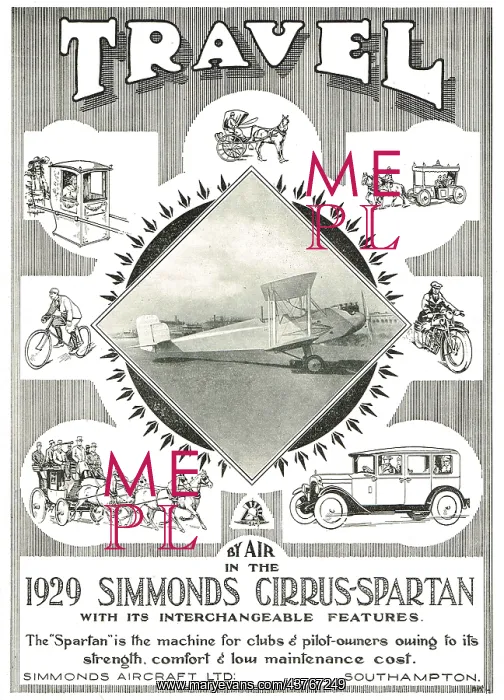 : Travel By Air In Your Cirrus-Spartan. With Interchangeable : Travel By Air In Your Cirrus-Spartan. With Interchangeable