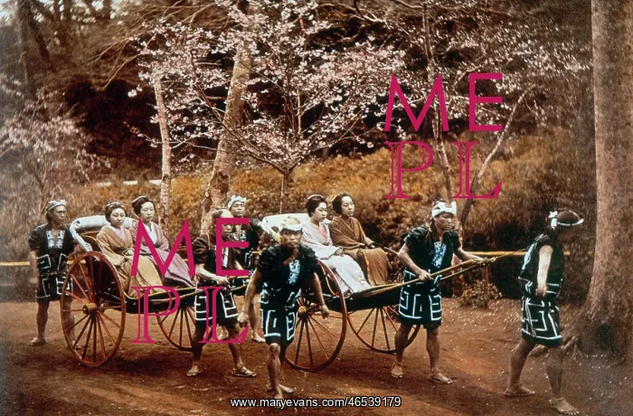 : Travelers in Rickshaws : Travelers in Rickshaws