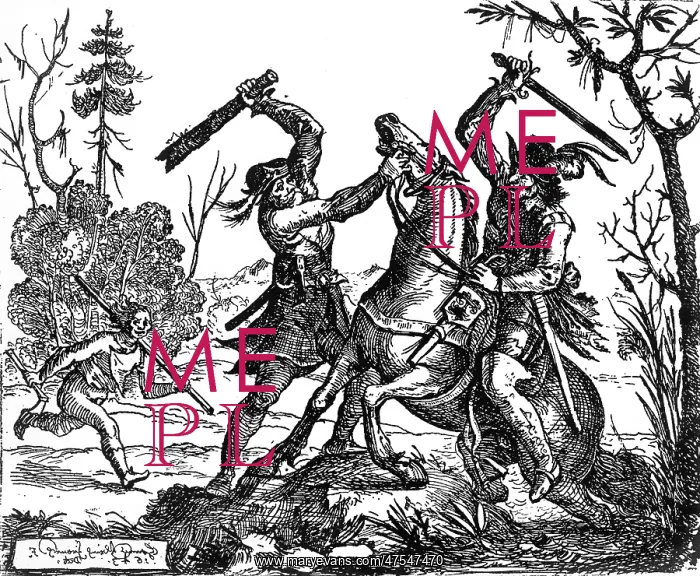 : Traveller attacked during the Thirty Years War : Traveller attacked during the Thirty Years War