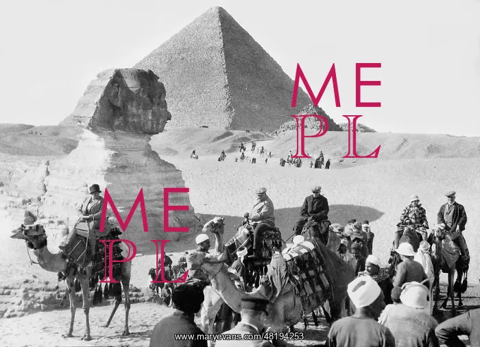 : Travelling party in Egypt, 1925 : Travelling party in Egypt, 1925
