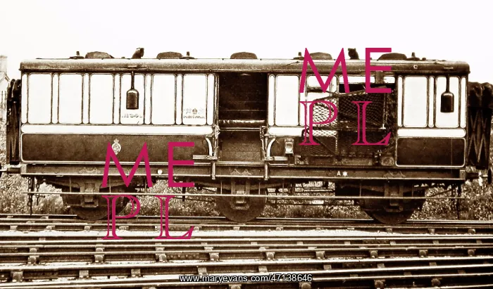 : A travelling Post Office railway carriage, Victorian period : A travelling Post Office railway carriage, Victorian period