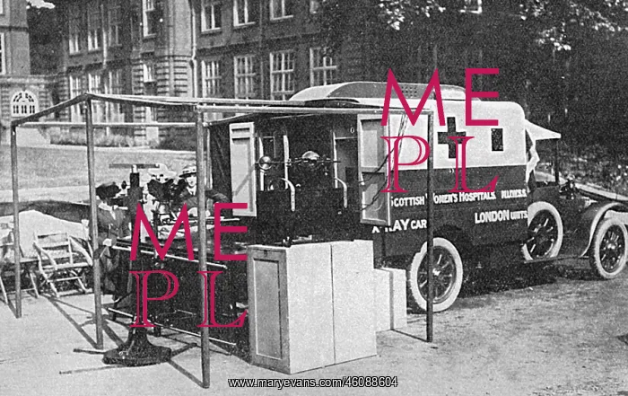 : Travelling X-ray car, WW1 : Travelling X-ray car, WW1
