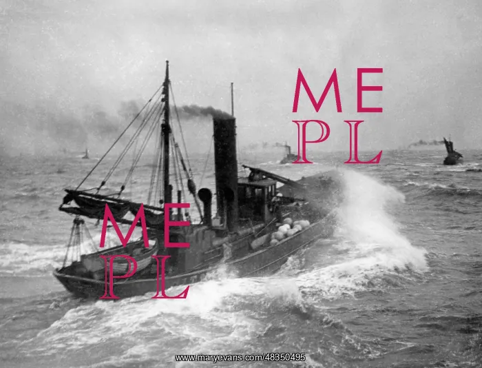: Trawler on the English Channel, 1938 : Trawler on the English Channel, 1938