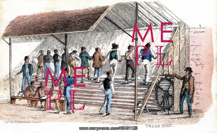 : Treadmill at Brixton prison, London. Introduced : Treadmill at Brixton prison, London. Introduced