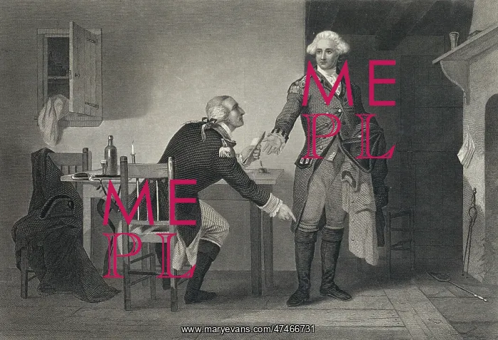 : Treason of Arnold. Arnold persuades Andre to conceal the pap : Treason of Arnold. Arnold persuades Andre to conceal the pap