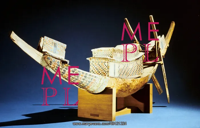 : Treasure of Tutankhamun (dc1340 BC): Model of : Treasure of Tutankhamun (dc1340 BC): Model of