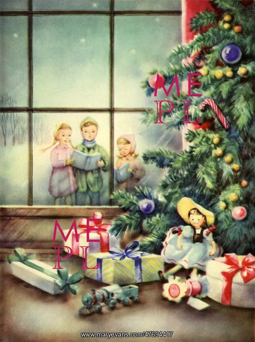  : Tree and Carolers