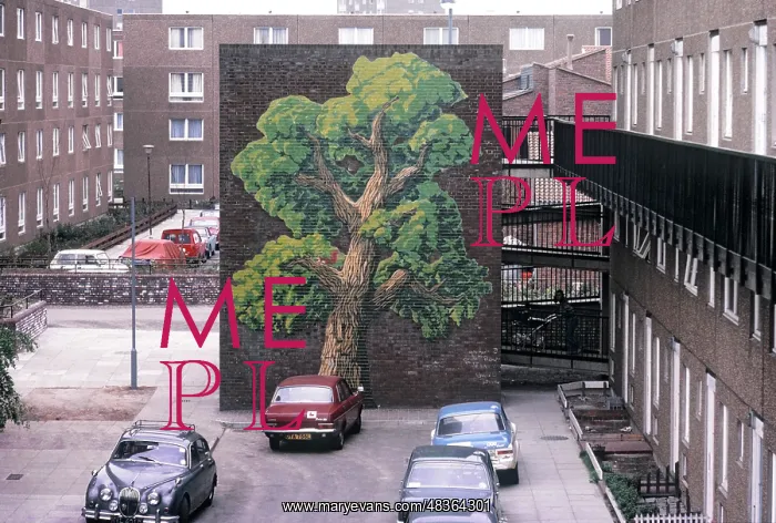 : Tree Mural Pepys Estate Deptford : Tree Mural Pepys Estate Deptford