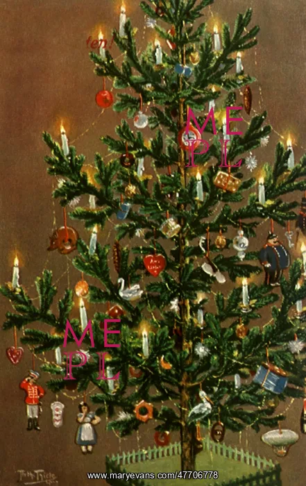 : Tree, Tinsel, Candles : Tree, Tinsel, Candles