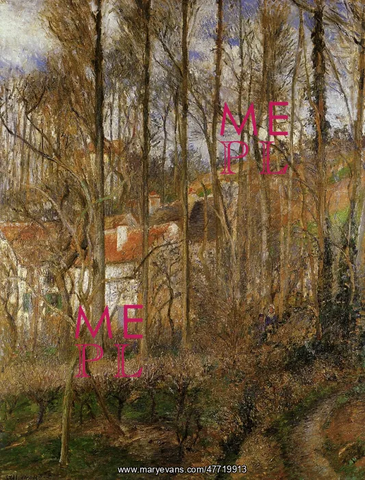  : Trees and Housing, by Camille Pissarro