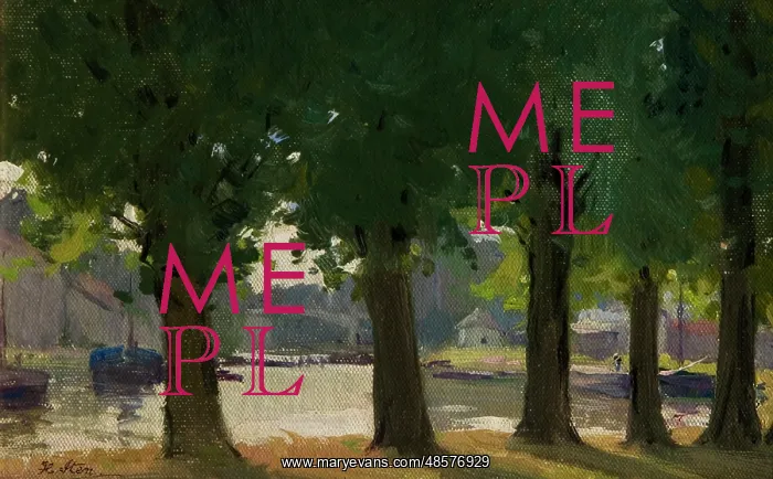 : Five Trees by a River : Five Trees by a River