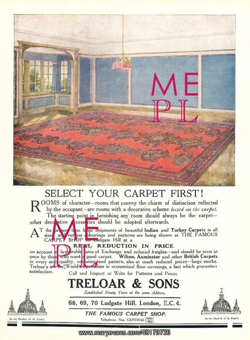 : Treloar Advertisement : Treloar Advertisement