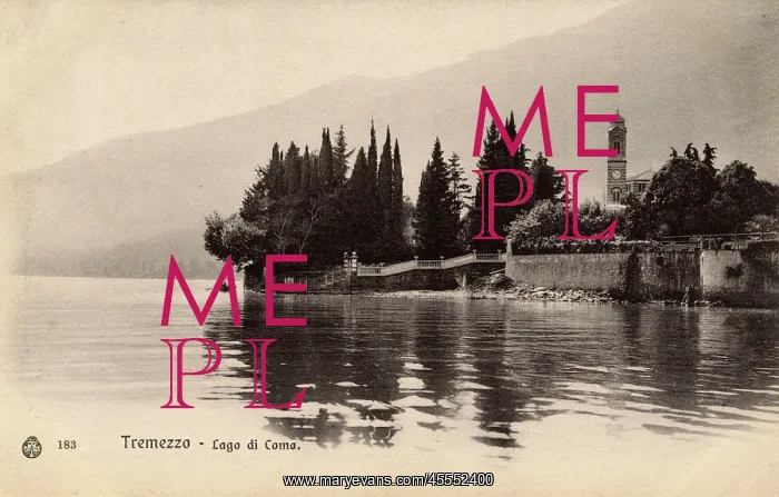 : Tremezzo on the shore of Lake Como, Italy