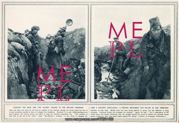 : TRENCH CONDITIONS 1915 : TRENCH CONDITIONS 1915