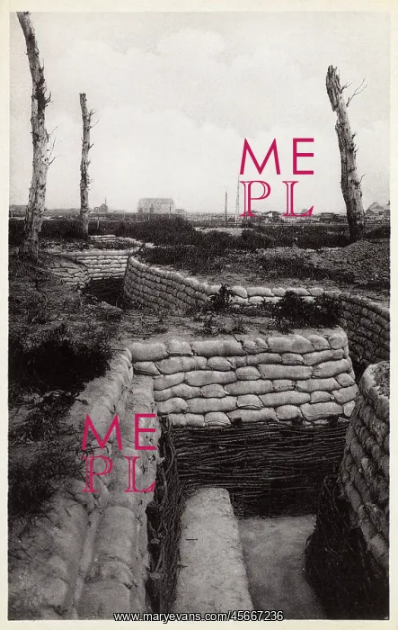 : Trenches at Nieuport, Belgium : Trenches at Nieuport, Belgium