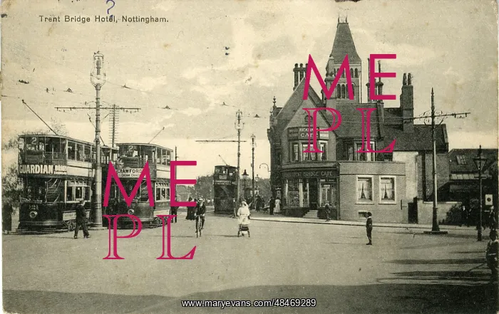 : Trent Bridge Hotel and Trams : Trent Bridge Hotel and Trams