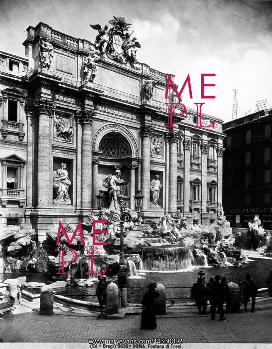 : Italy. The Trevi Fountain in Rome : Italy. The Trevi Fountain in Rome