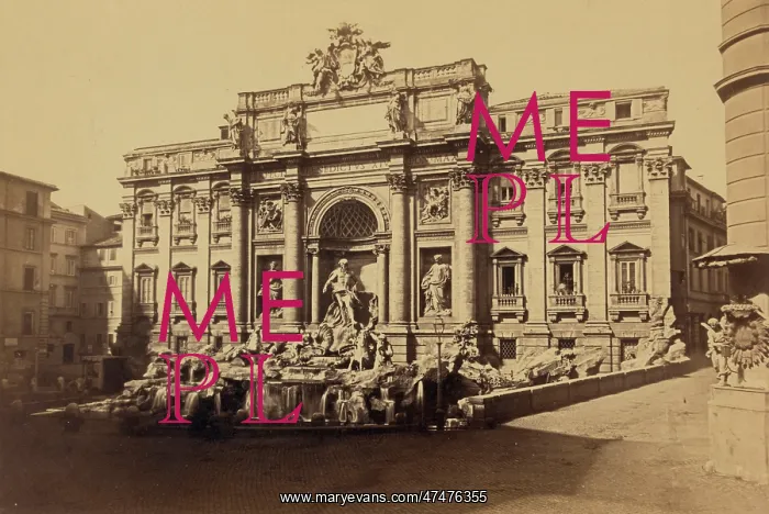 : Trevi Fountain, Rome, by Griffiths : Trevi Fountain, Rome, by Griffiths