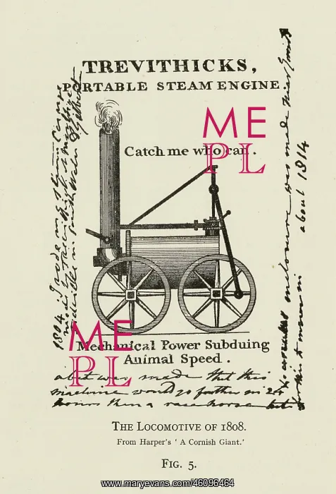 : Trevithick's portable steam engine - Catch me who can : Trevithick's portable steam engine - Catch me who can