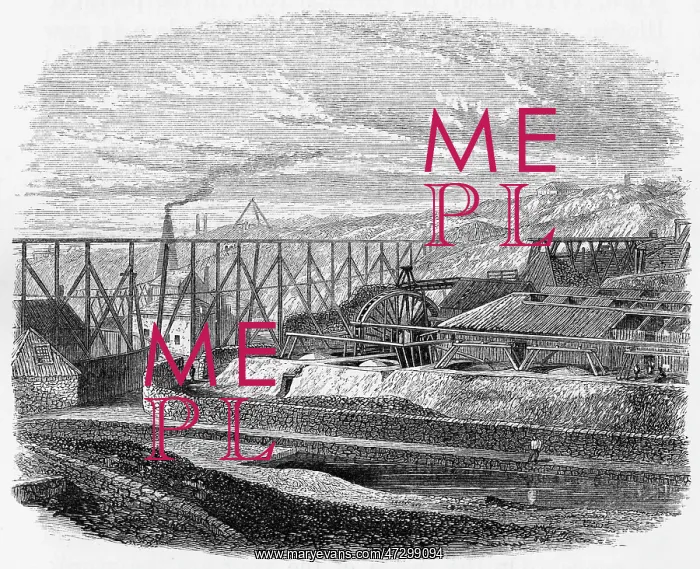 : Trevithick's Waterwheel : Trevithick's Waterwheel
