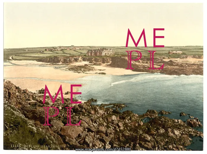 : Trevone, near Padstow, Cornwall, England : Trevone, near Padstow, Cornwall, England