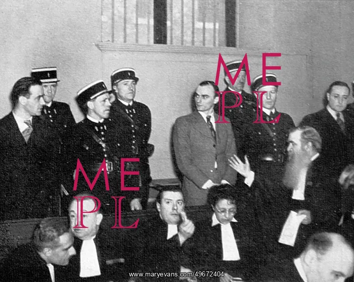 : The trial of Eugen Weidmann - German serial killer : The trial of Eugen Weidmann - German serial killer