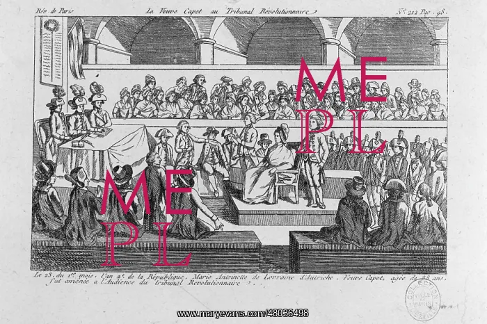 : Trial of Marie-Antoinette, On October : Trial of Marie-Antoinette, On October
