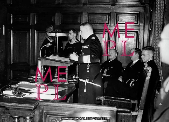 : Trial at the Prisenhof in Hamburg, 1939 : Trial at the Prisenhof in Hamburg, 1939