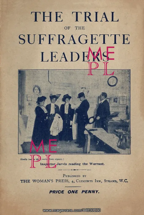 : Trial of Suffrage Leaders : Trial of Suffrage Leaders