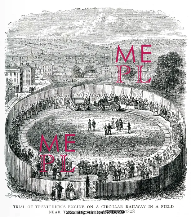 : Trial of Trevithick's Engine 1808 : Trial of Trevithick's Engine 1808