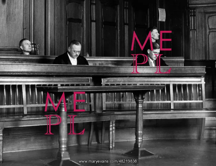 : Trial against Walter and Max Goetze in Berlin, 1938 : Trial against Walter and Max Goetze in Berlin, 1938