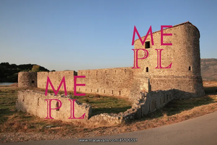 : Triangular Fortress, Butrint, Chaonia, Albania : Triangular Fortress, Butrint, Chaonia, Albania