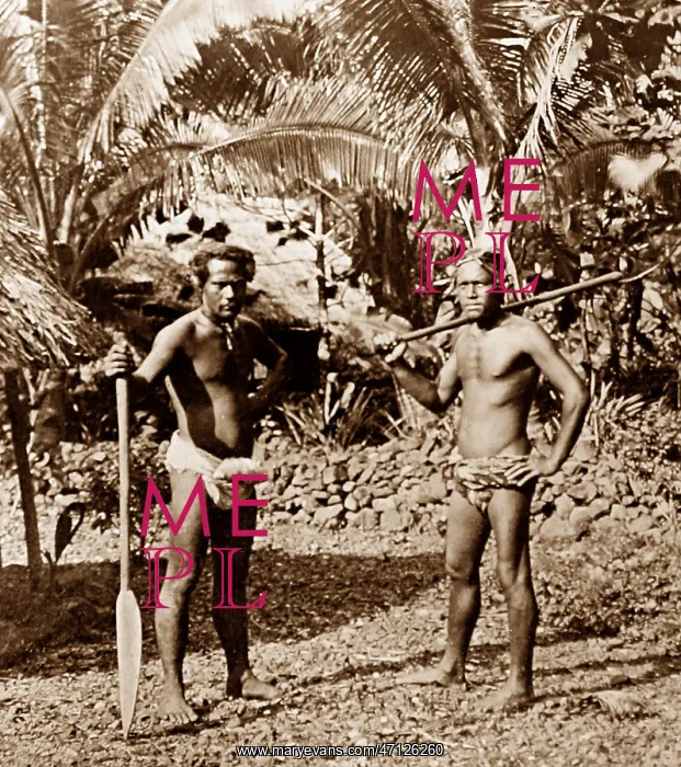 : Tribesmen, Pago Pago, American Samoa, Victorian period